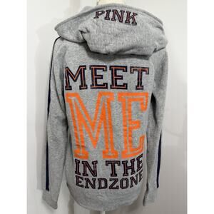 Victoria's Secret PINK Chicago Bears MEET ME END ZONE Pullover Jacket M Medium